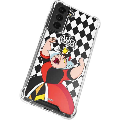 Disney Alice in Wonderland Queen of Hearts Off with their Head! Galaxy S21 FE Clear Case